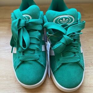 Adidas Teal Sneakers with White Details